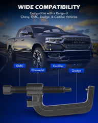 Orion Motor Tech 1-inch hex drive bolt closeup for wrench compatibility