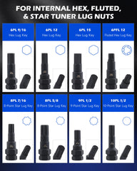Orion Motor Tech blow-molded case keeping keys organized for transport