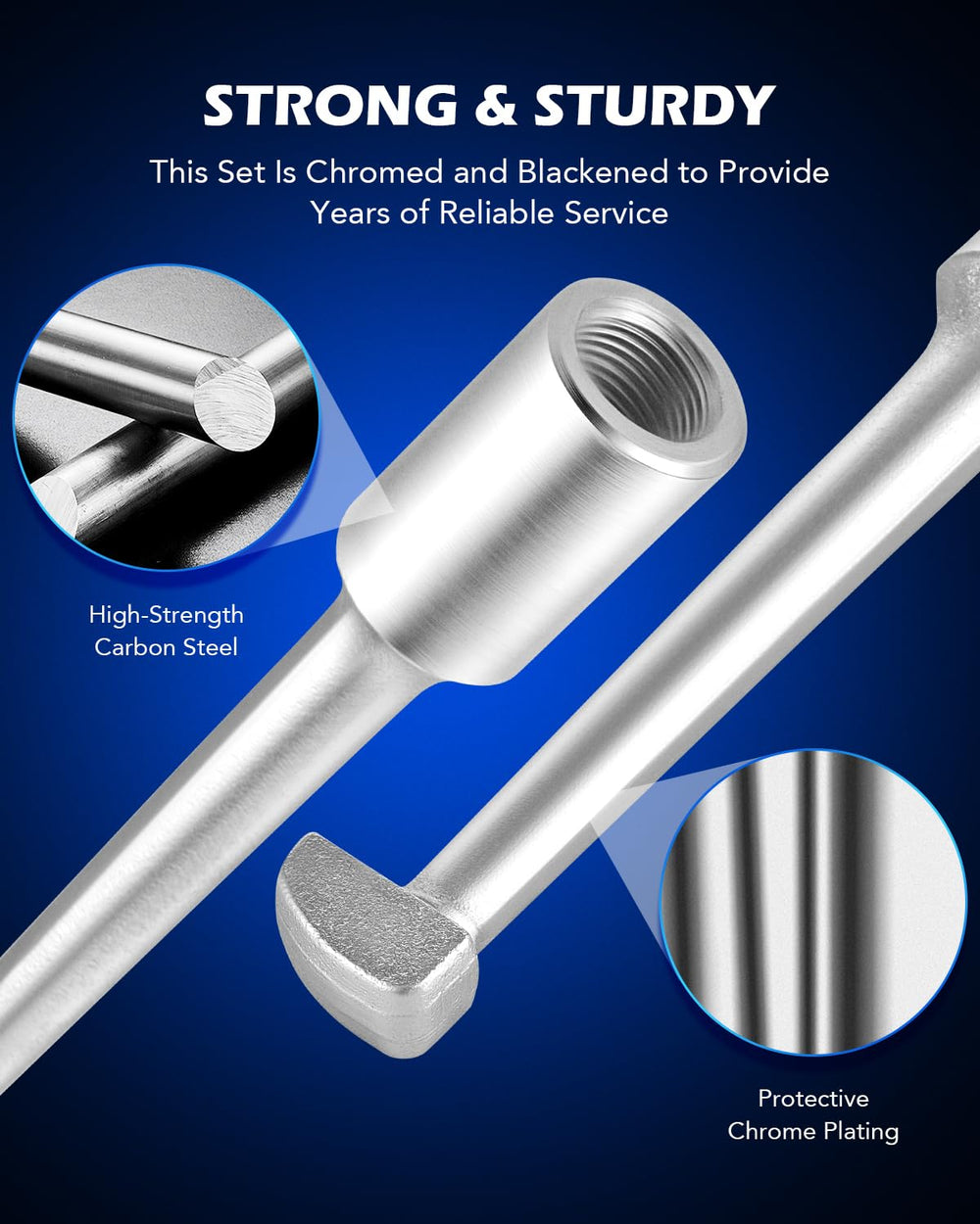 Orion Motor Tech tool set in garage removing axle demonstrating professional repair capability