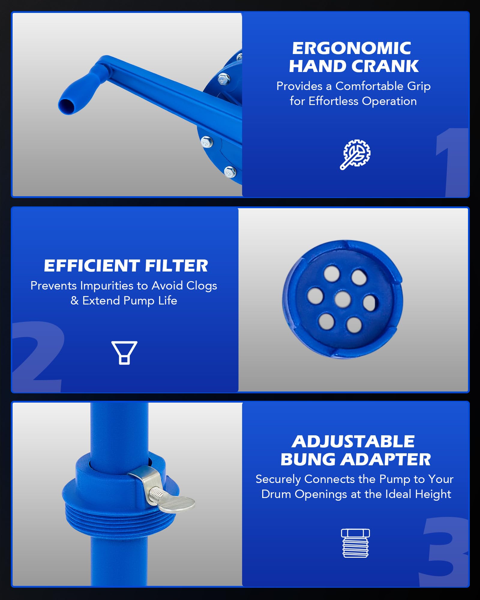 Orion Motor Tech pump in a workshop, practical solution for on-site fluid transfer
