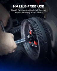 Orion Motor Tech push bolt detail showing 19 mm hex drive for faster operation