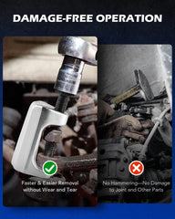 Orion Motor Tech forcing screw and cup detail highlighting durable construction