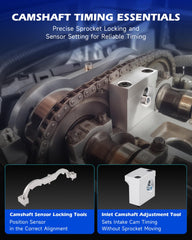Orion Motor Tech sensor setting tool layout ensuring correct crank and cam signal alignment