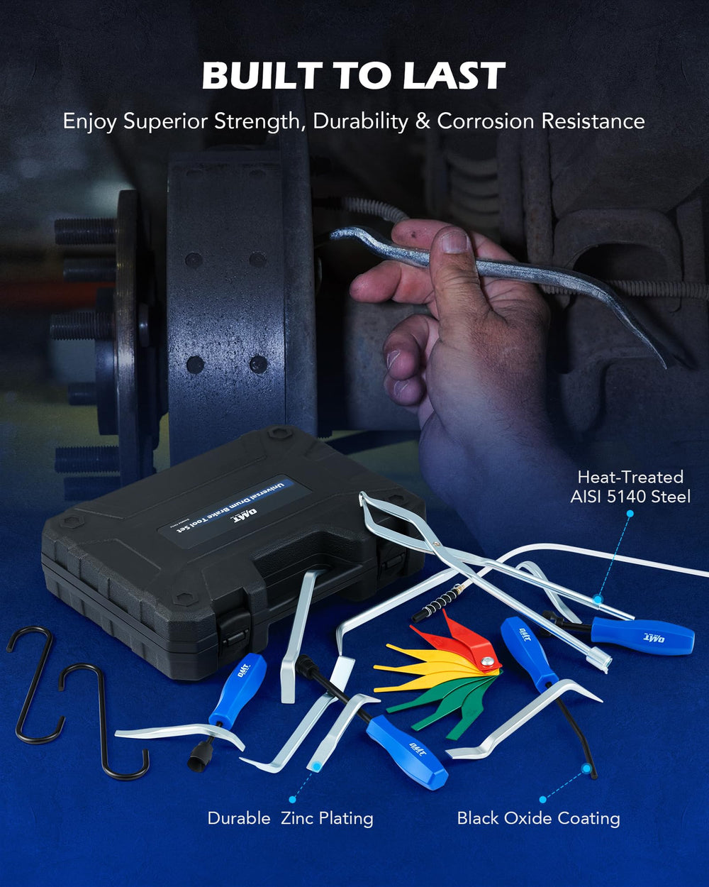 Orion Motor Tech size comparison and case showing compact storage convenience