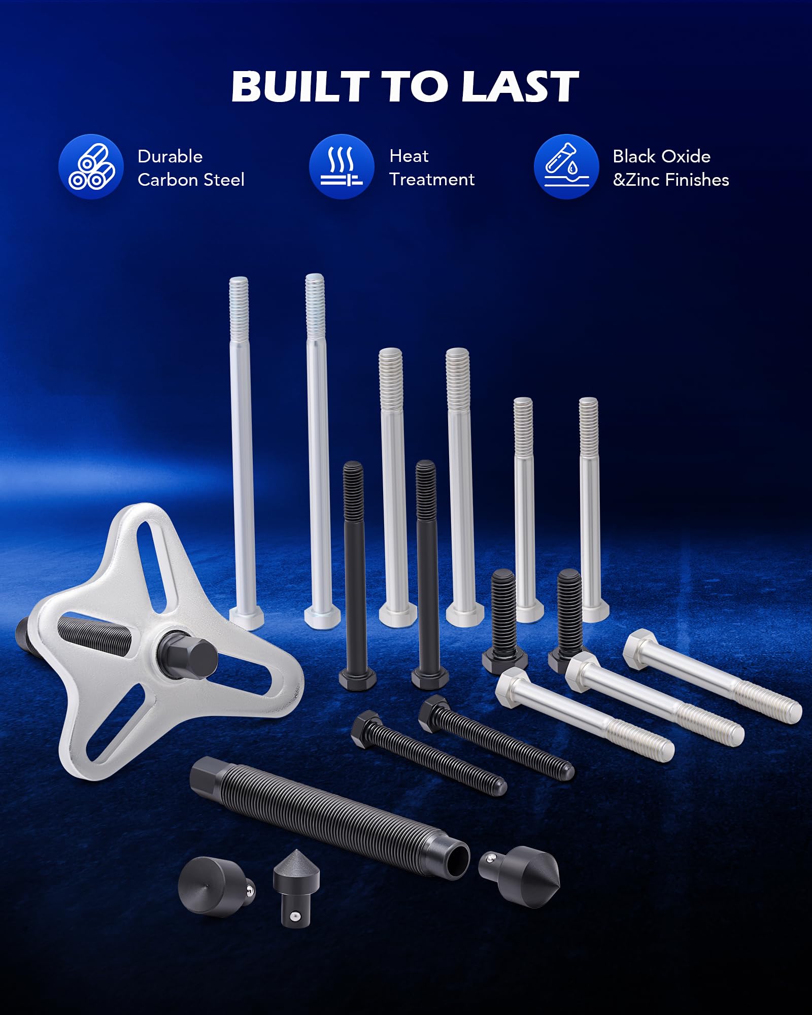 Orion Motor Tech kit beside hand tools showing scale and fit for common garage wrench sizes.