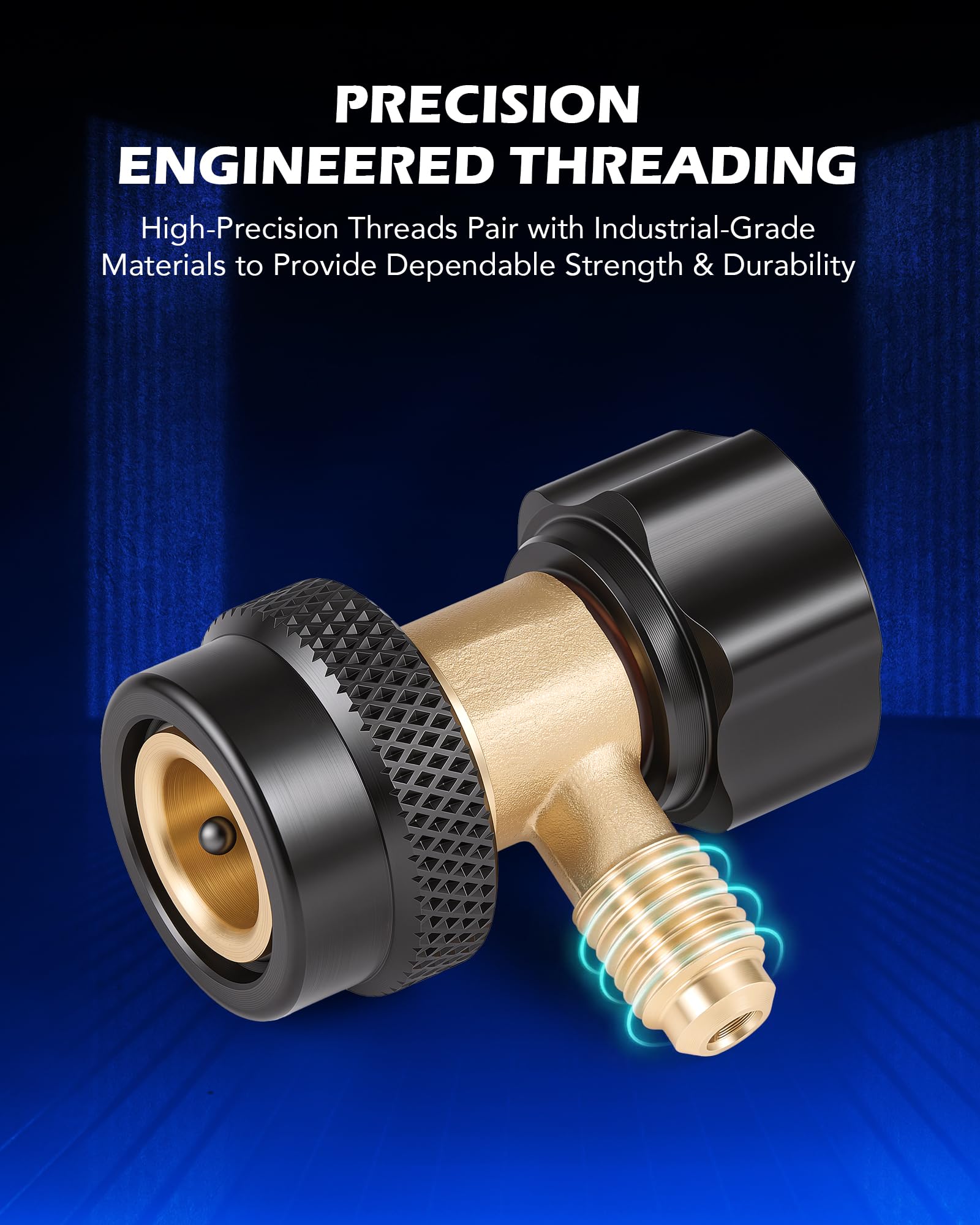 Orion Motor Tech couplers beside ruler showing compact size and easy portability