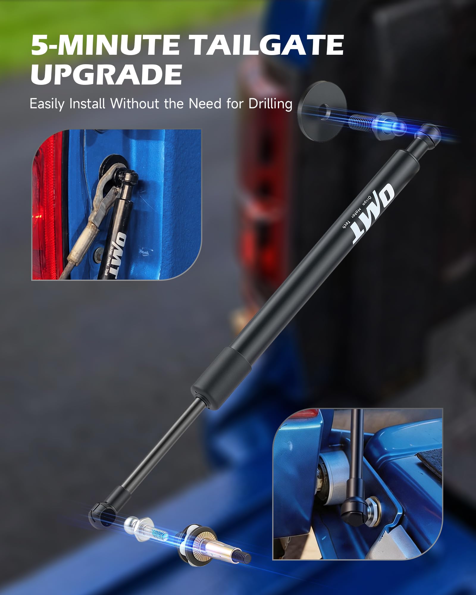 Orion Motor Tech included mounting hardware and mylar protector for scratch-free easy installation