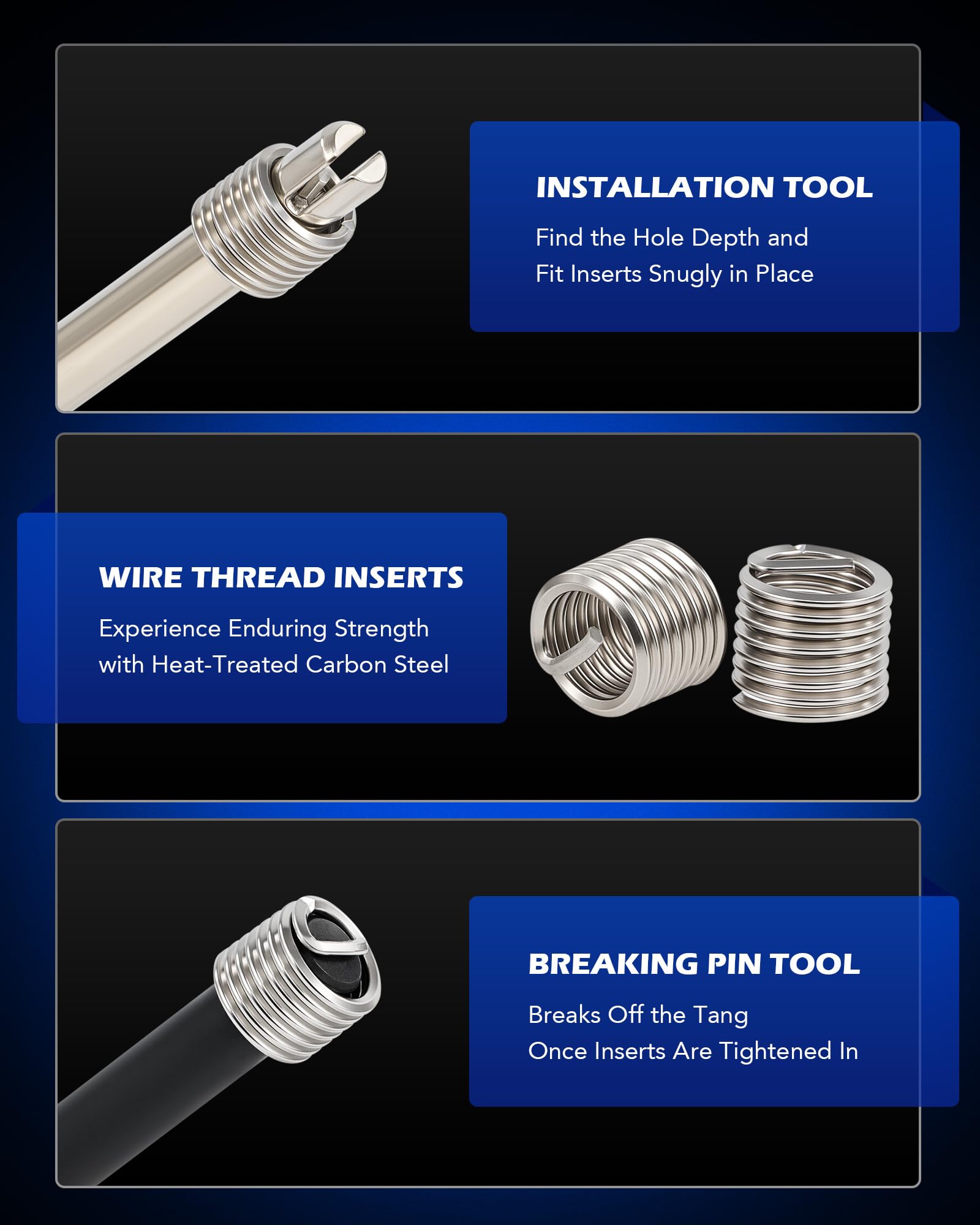 Orion Motor Tech tang breaker action demonstrating clean flush finish after install benefit