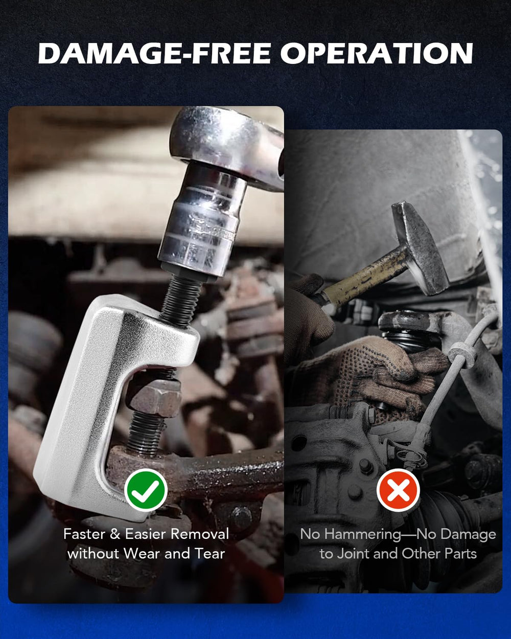 Orion Motor Tech threaded forcing screw action demonstrating controlled extraction