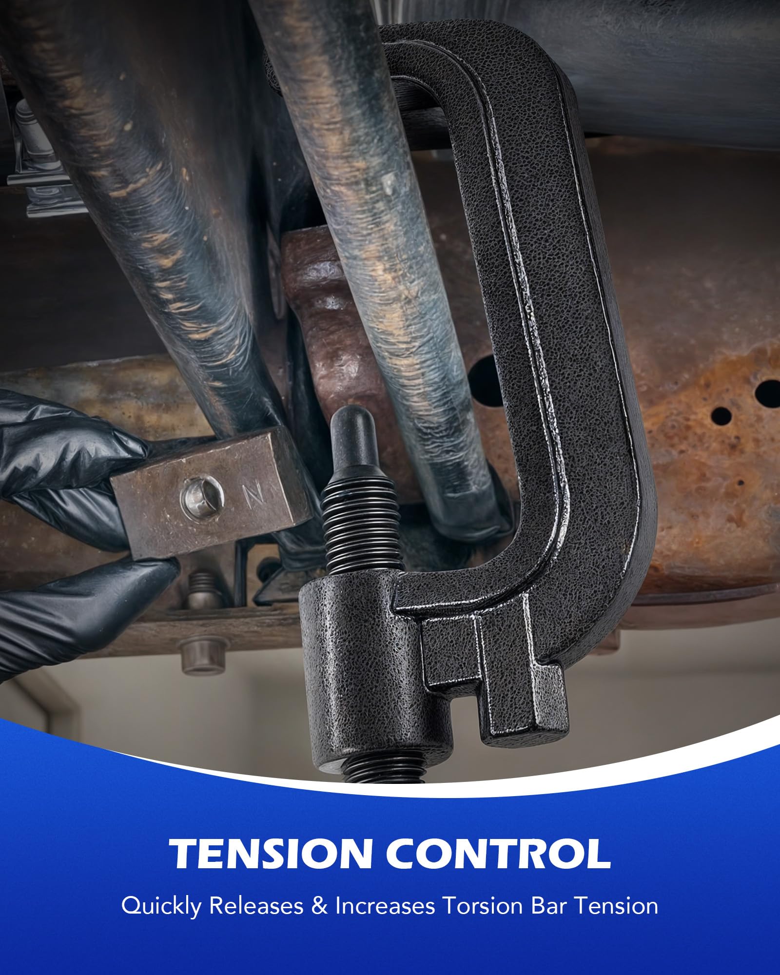 Orion Motor Tech close-up of threaded shaft for smooth controlled pressure