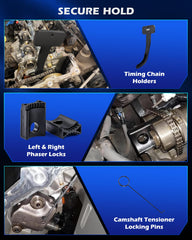 Orion Motor Tech timing chain holders top view ensuring accurate chain alignment