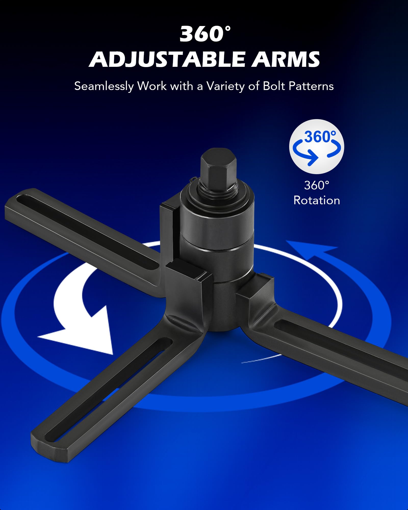 Orion Motor Tech tool installed on a motorcycle crankcase demonstrating safe splitting