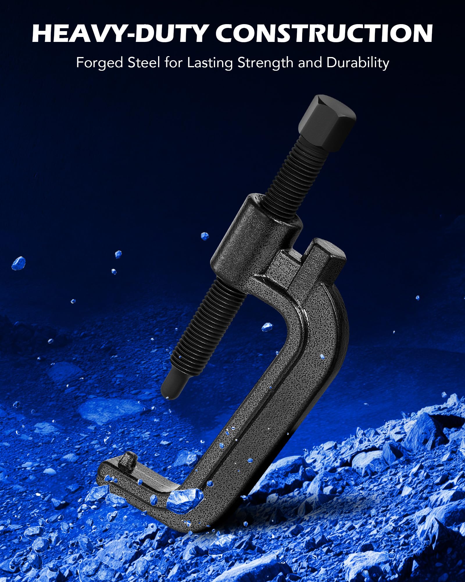 Orion Motor Tech tool on workbench with wrench showing ready-to-use convenience