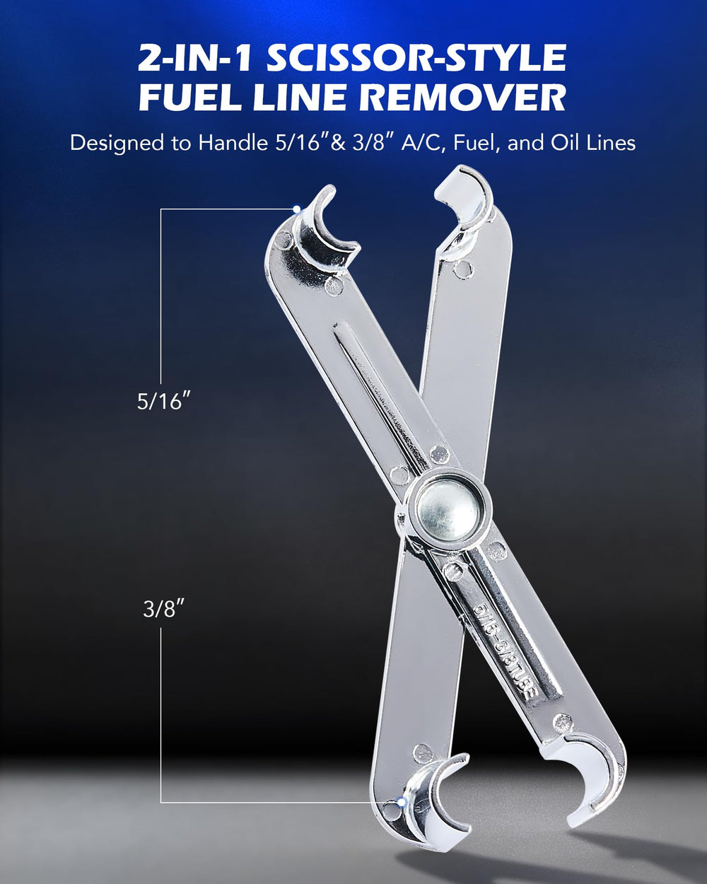 Orion Motor Tech tool releasing a spring-lock connector without damaging fittings