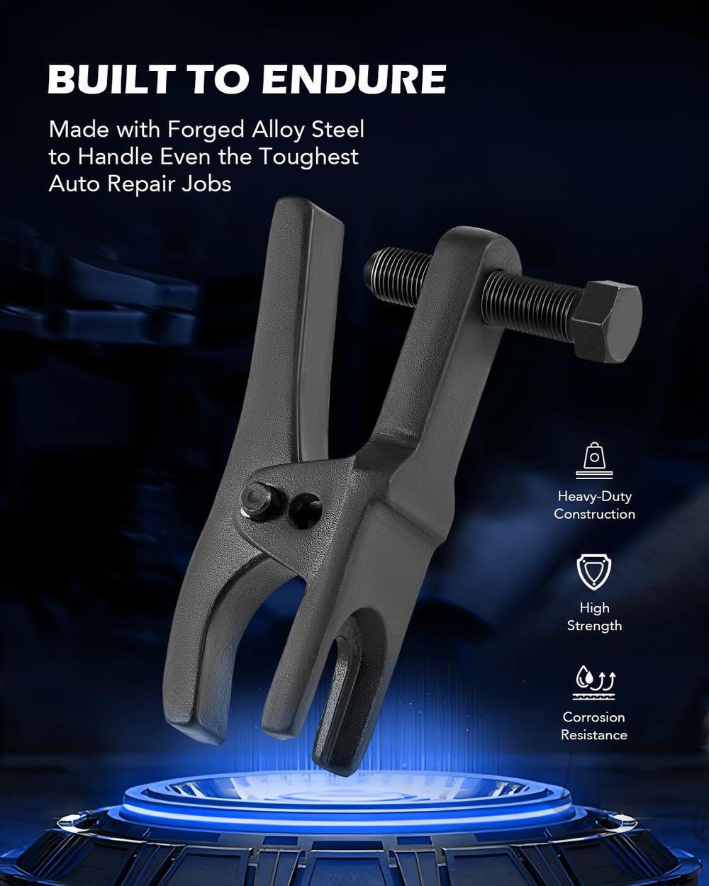 Orion Motor Tech tools beside ruler showing scale and fit options for common vehicles