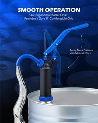 Orion Motor Tech ergonomic handle close-up offering secure grip and comfortable pumping