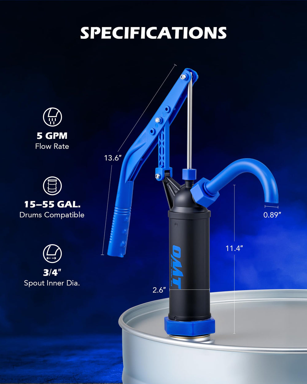 Orion Motor Tech telescoping tube extended to show adjustable length and versatility