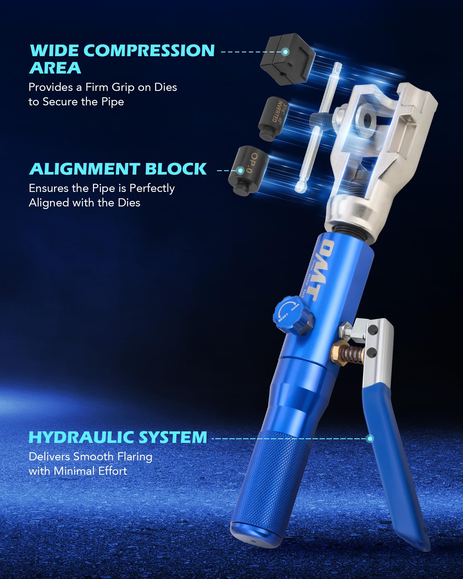 Orion Motor Tech detailed flared brake line showing tight fitting benefit