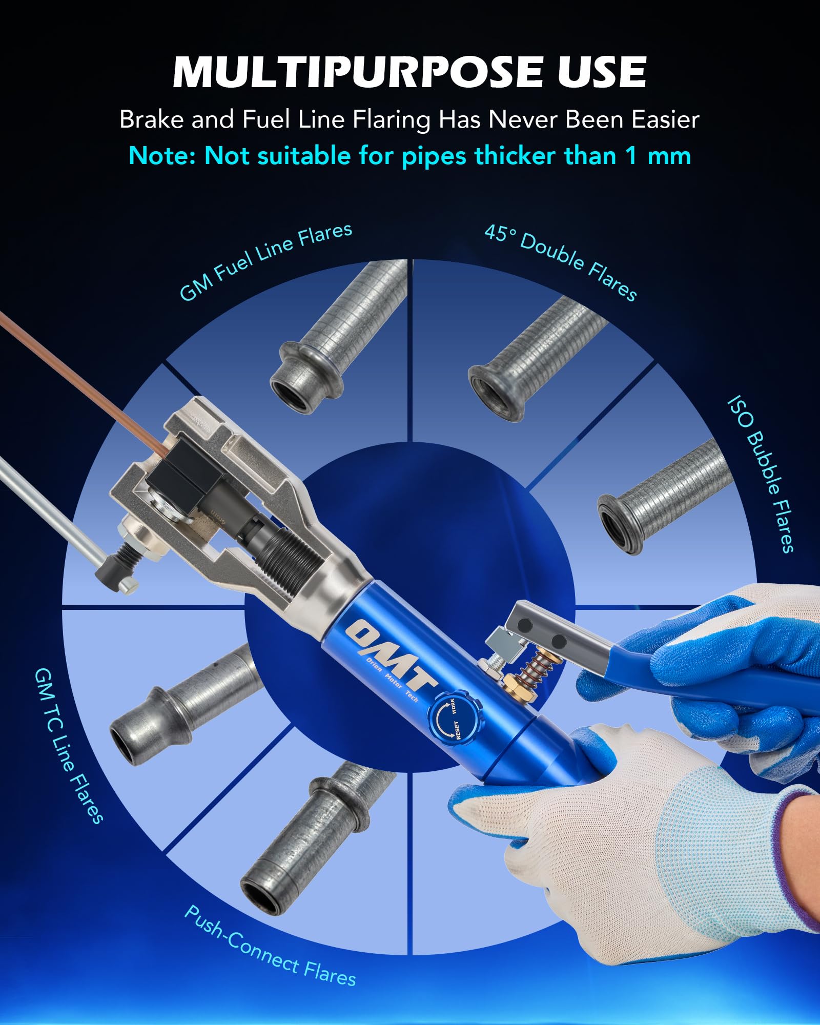 Orion Motor Tech hydraulic yoke close-up demonstrating durable force control