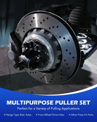 Orion Motor Tech 2- and 3-jaw pullers close detail offering secure internal and external grips
