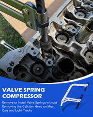 Close-up of Orion Motor Tech compressor riveted joint showing reinforced construction for durability
