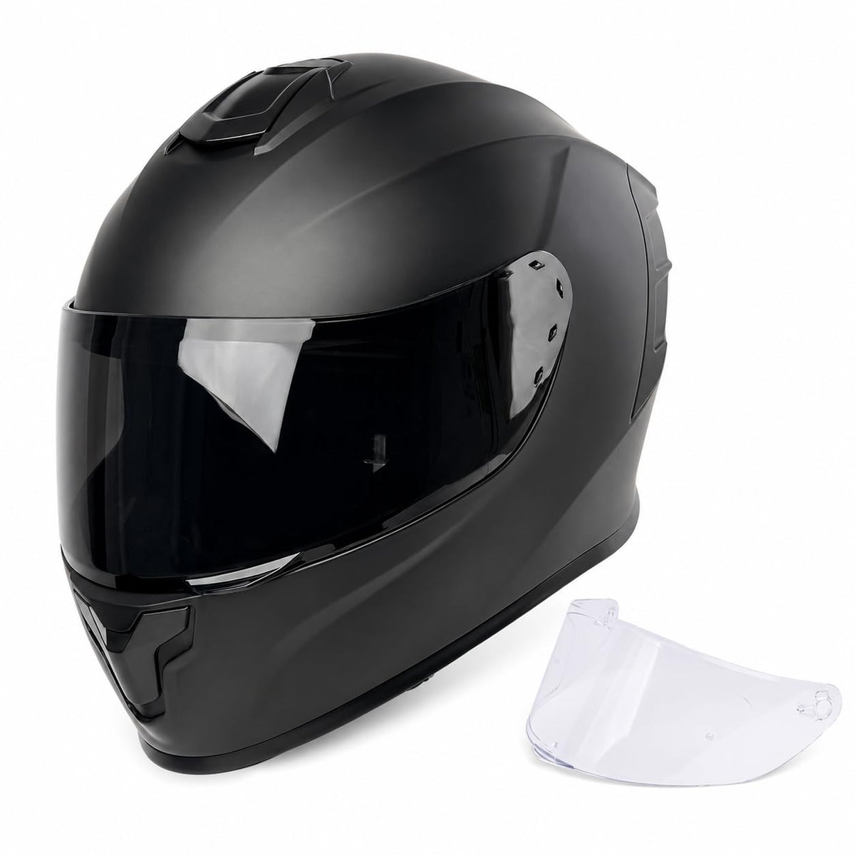 Orthrus front view showing full-face protection and enhanced safety