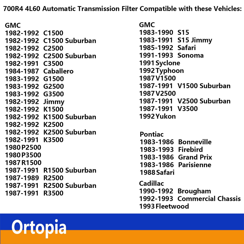Ortopia pan gasket and intake seal laid flat to show included hardware and sealing reliability