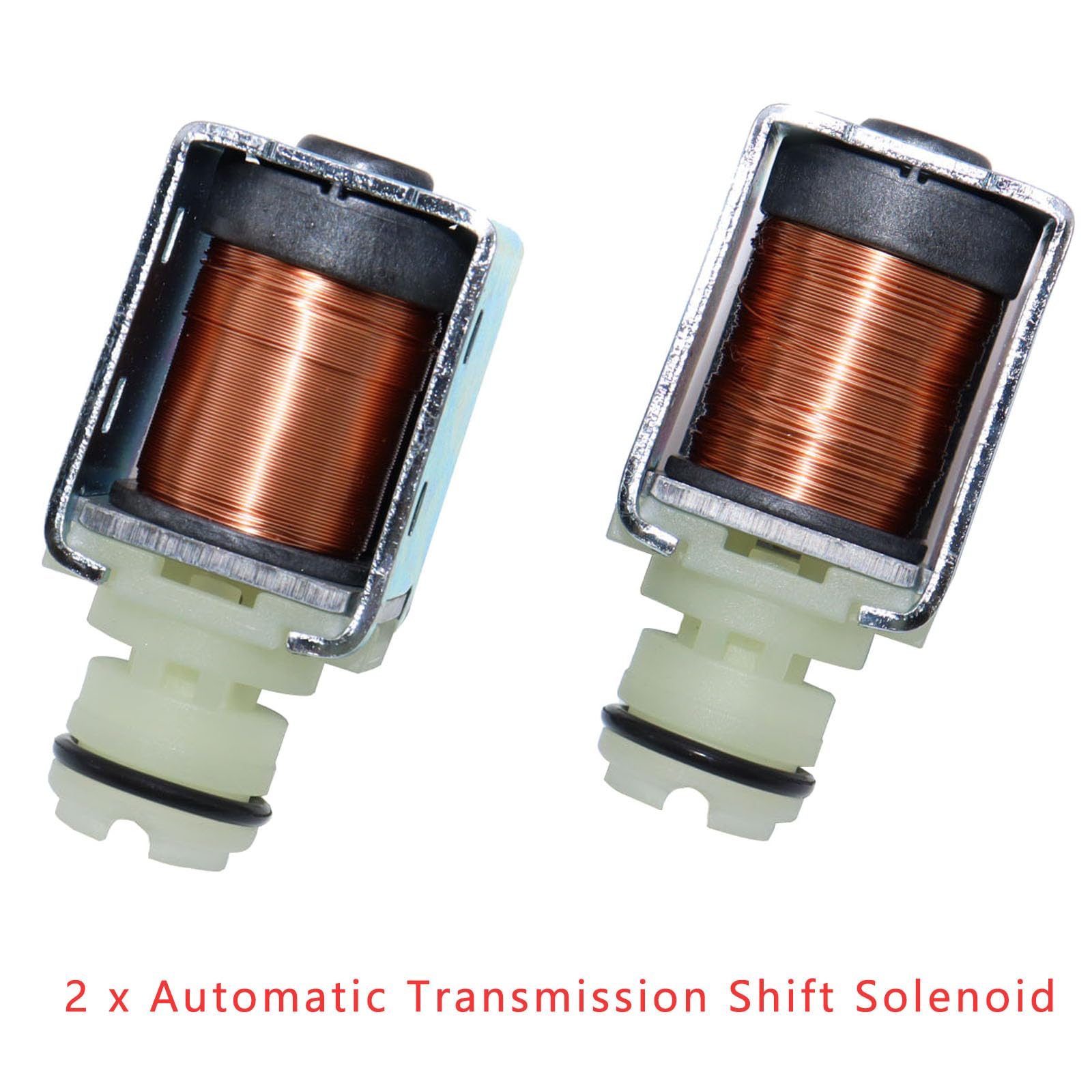 OSKYUO close-up of solenoid plunger and spring showing durable metal construction benefit
