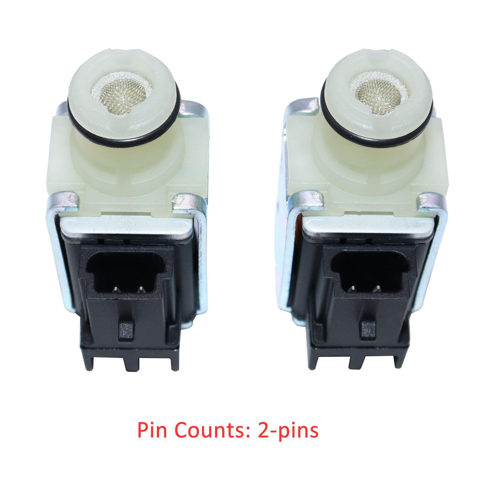 OSKYUO solenoid next to ruler showing compact size for confident purchase fitment