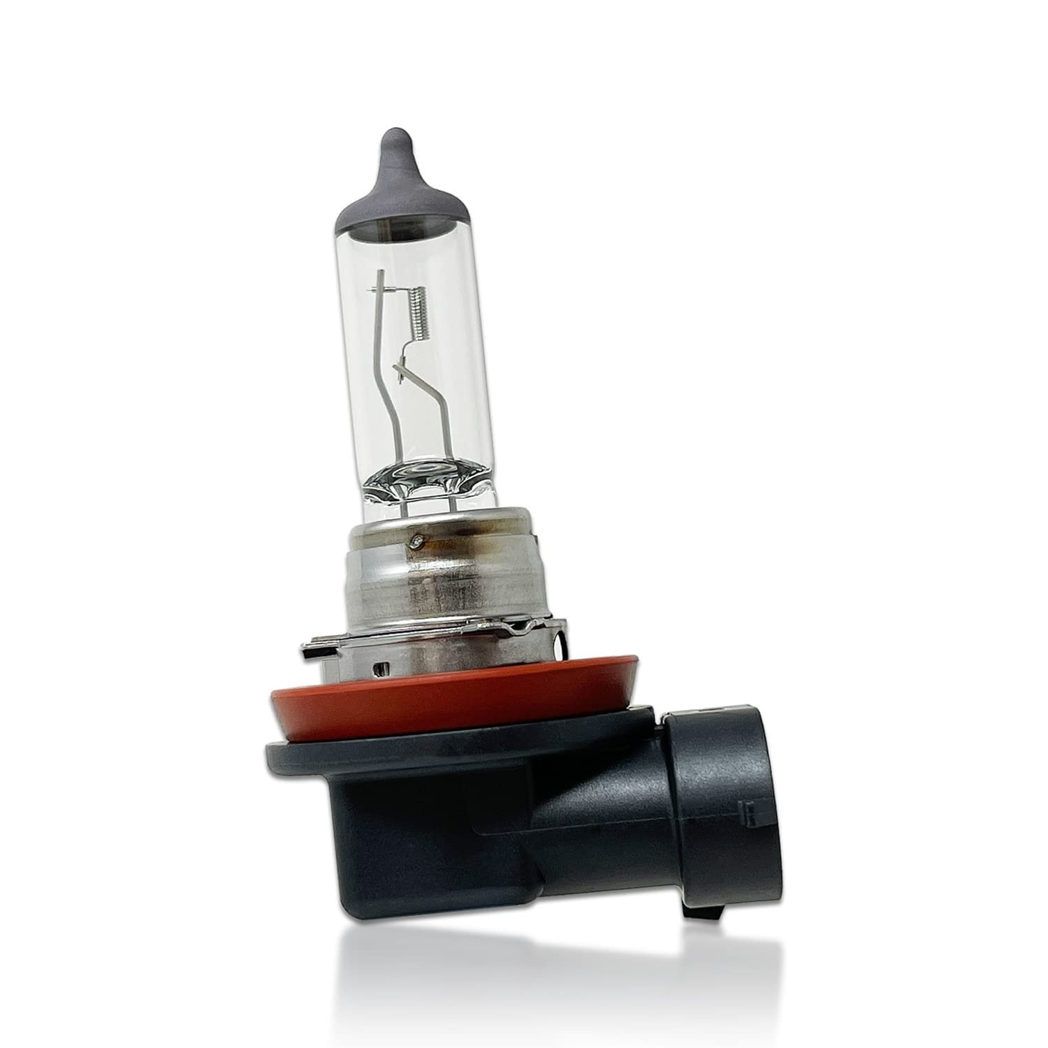 OSRAM H11 held in hand for scale illustrating compact size and easy handling