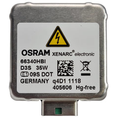 OSRAM Xenarc bulb PK32D-5 base detail showing connector for exact fitment