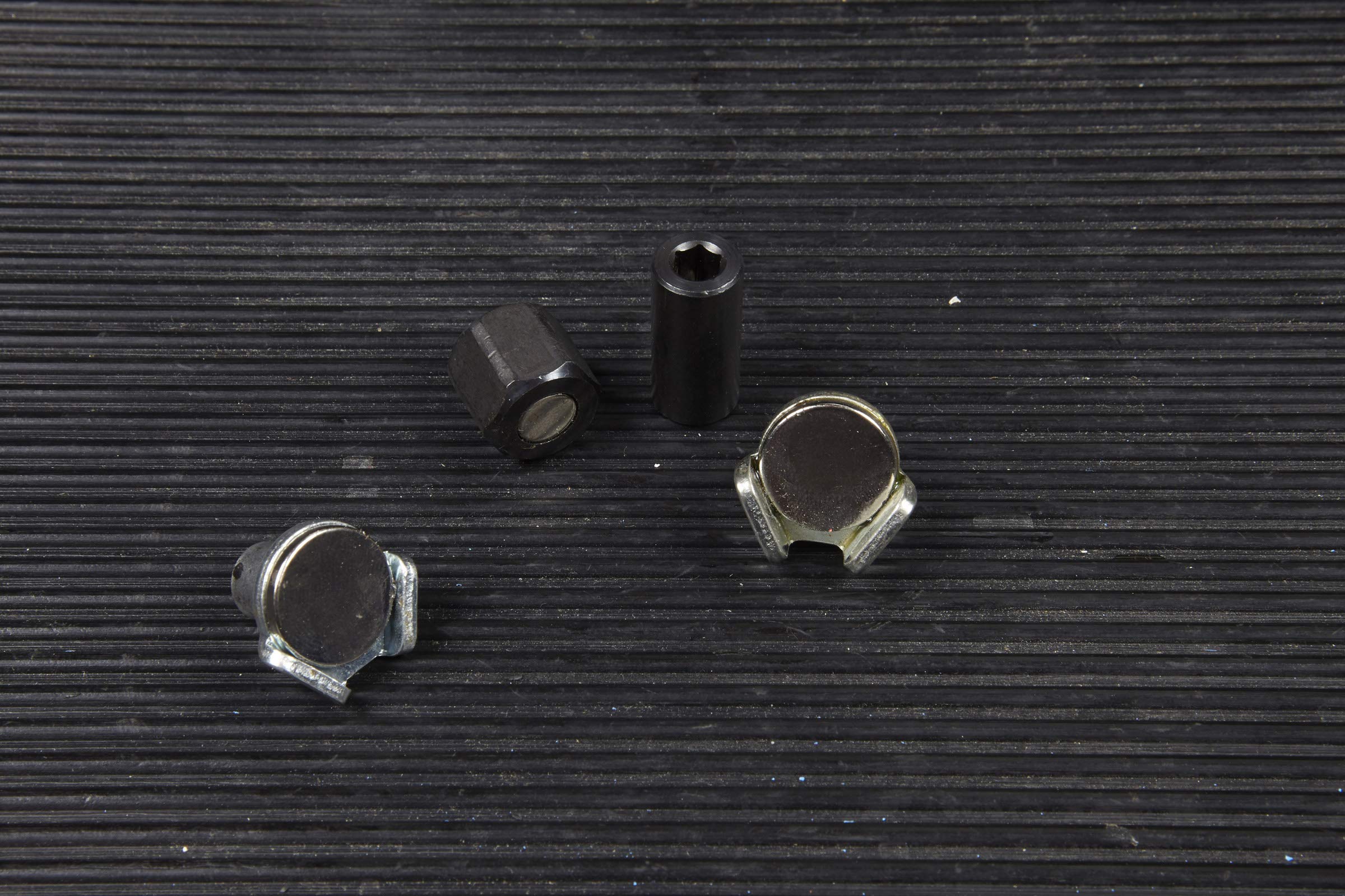 OTC 5961 close-up of three unique attachments for broad plug fitment