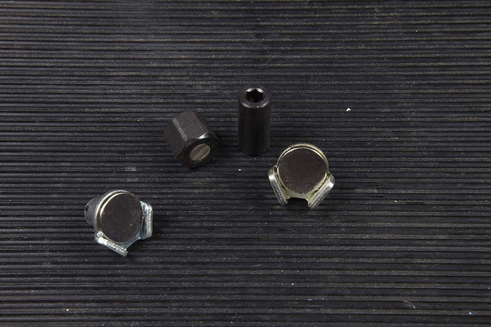 OTC 5961 close-up of three unique attachments for broad plug fitment