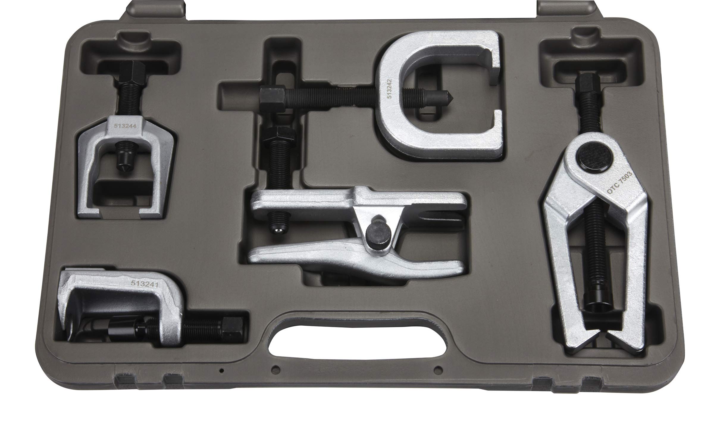 OTC 6295 case open showing organized tools and quick access