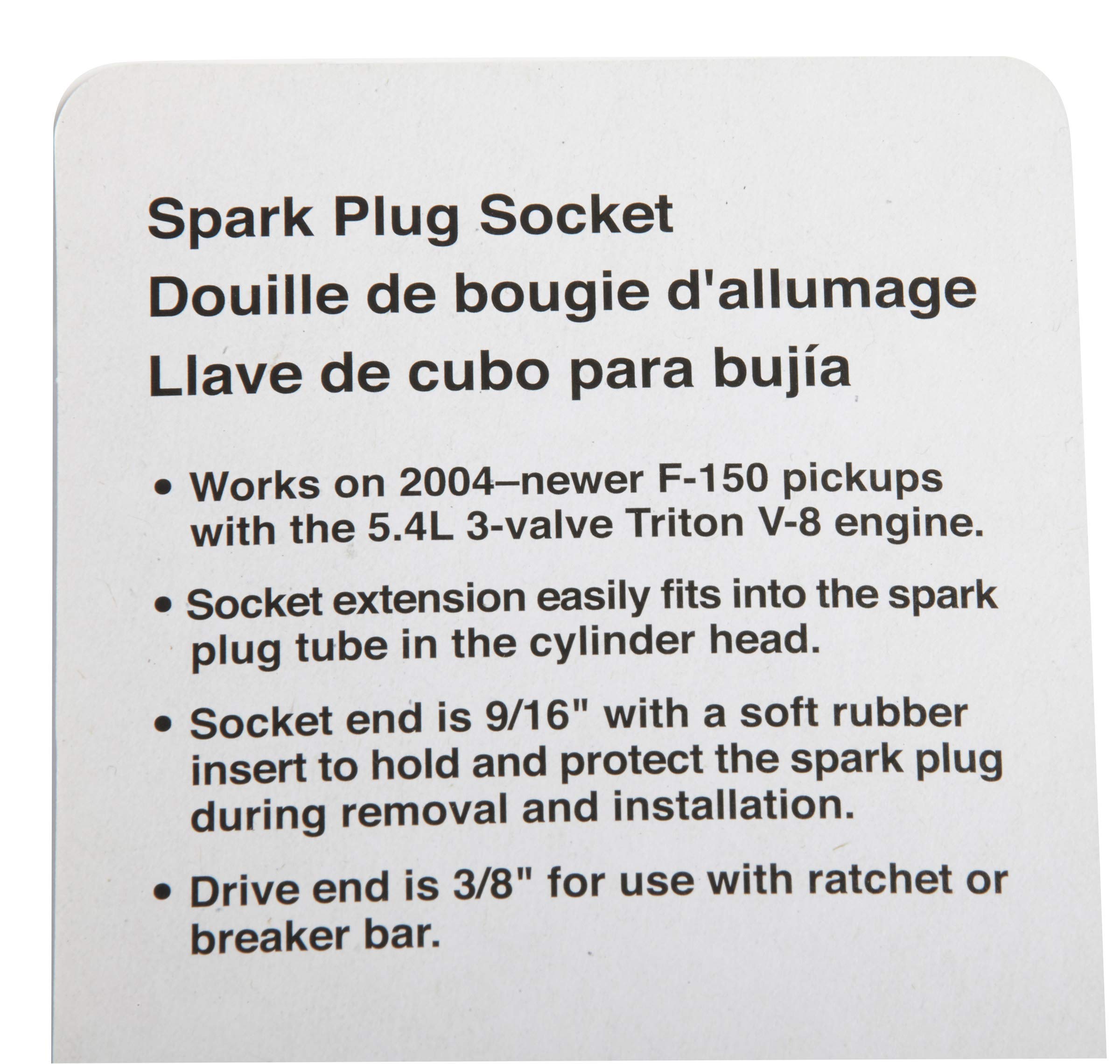 OTC 6900 close-up of soft rubber insert holding spark plug securely without damage