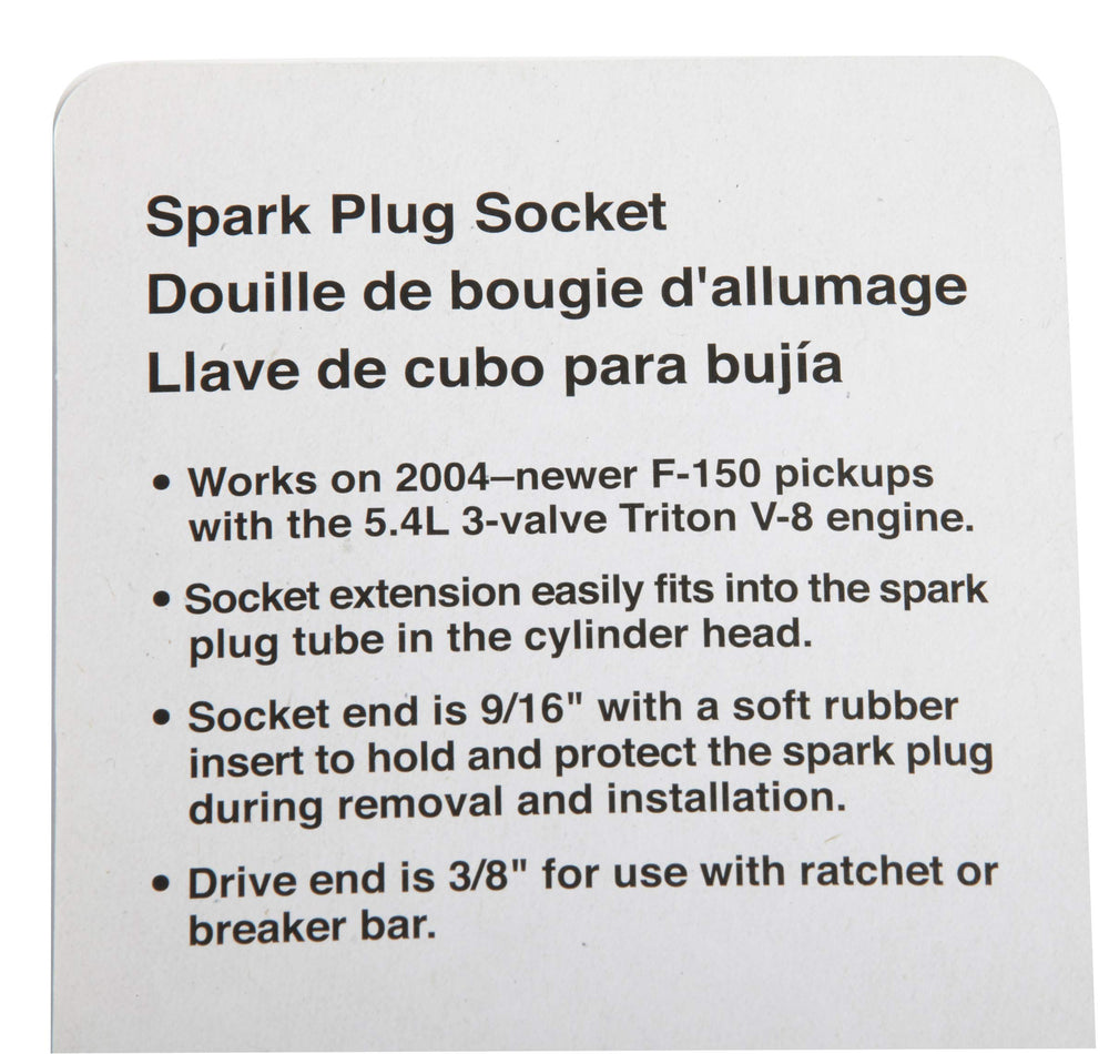 OTC 6900 close-up of soft rubber insert holding spark plug securely without damage