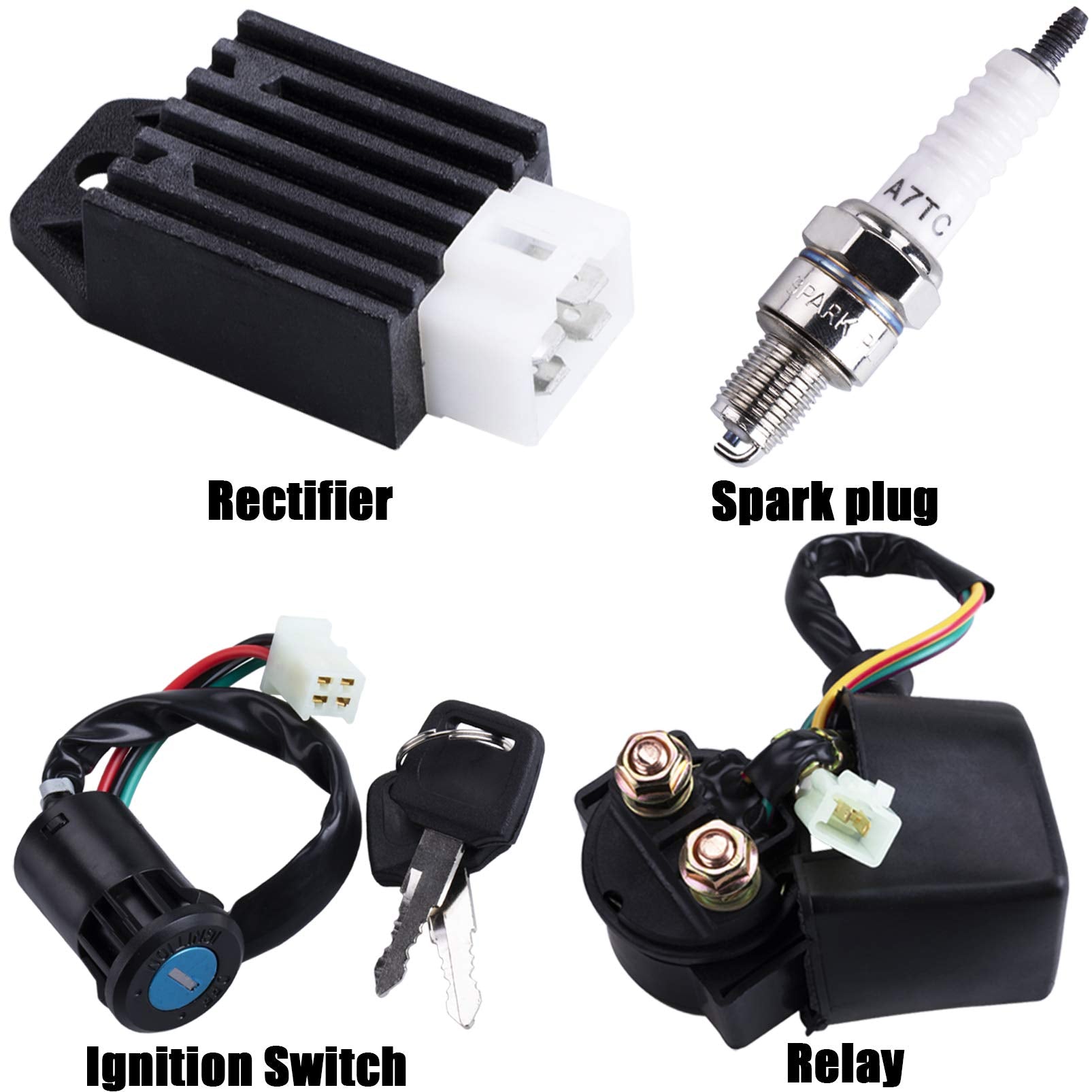 OTOHANS AUTOMOTIVE solenoid relay and start-button plug pictured for safer starter engagement