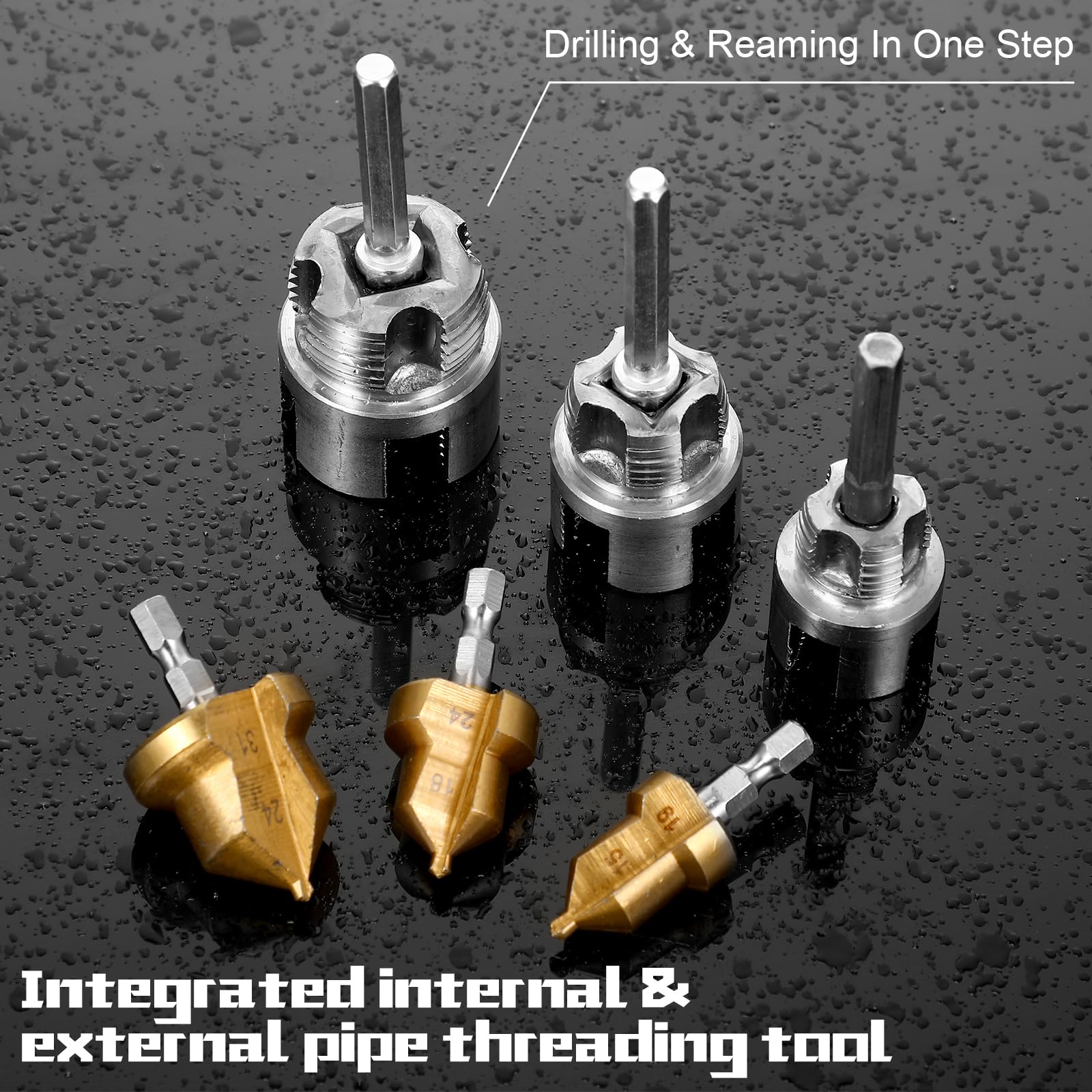 Otoolling detail of 40Cr alloy surface indicating durable long-lasting strength