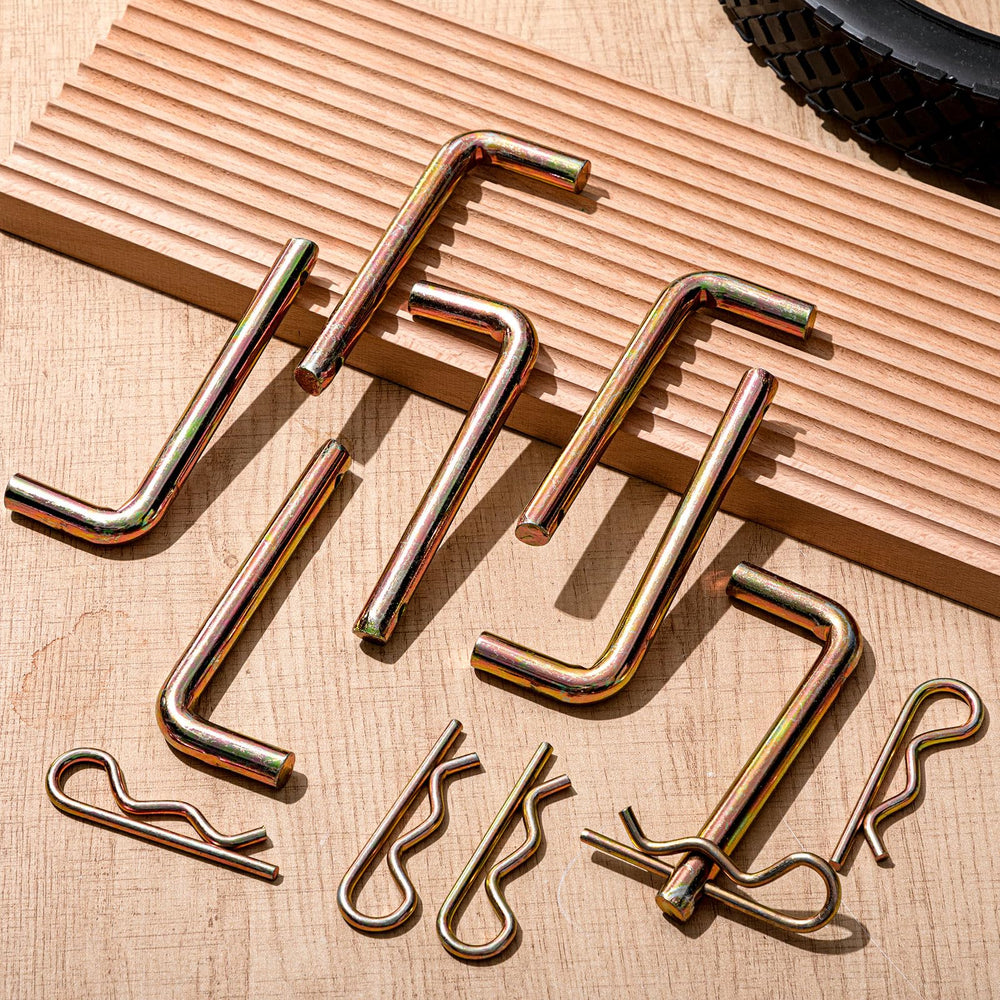 Otoolling pins on tractor hitch illustrating reliable field-replacement benefit