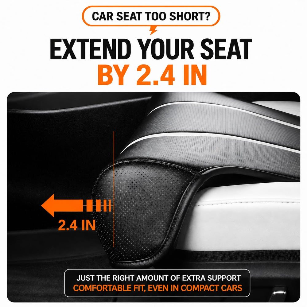 otpuskay installed in SUV driver seat improving posture and reducing leg fatigue