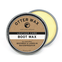 Otter Wax front tin showing label and compact travel size benefit