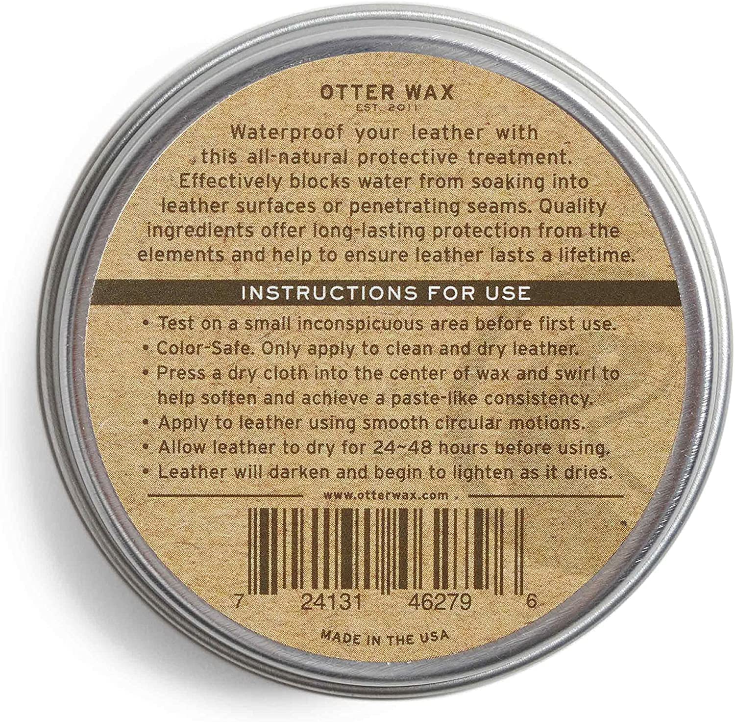 Otter Wax texture close-up revealing smooth beeswax consistency benefit