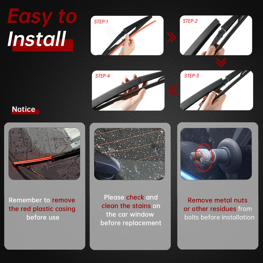 OTUAYAUTO blade edge precision closeup for cleaner glass