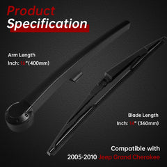 OTUAYAUTO replacement wiper blade closeup for quieter wiping