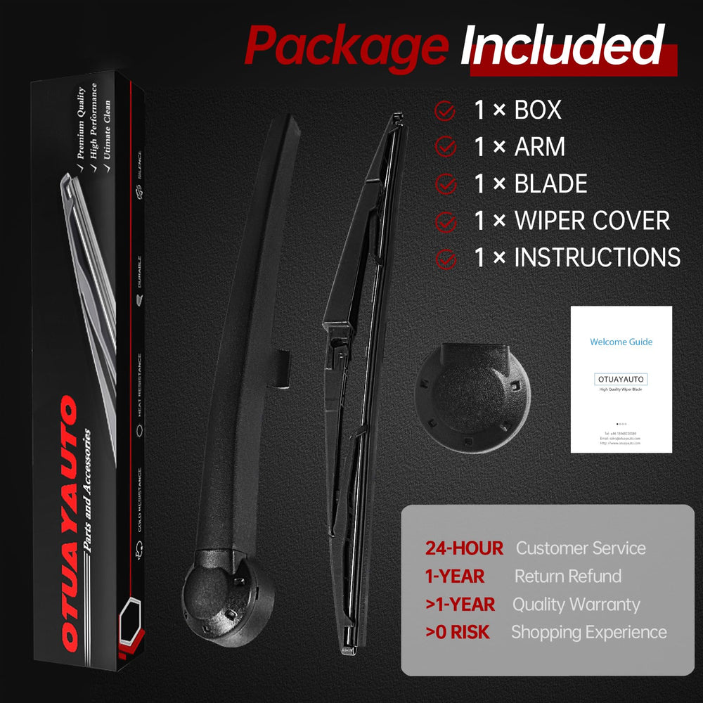 OTUAYAUTO size comparison 14inch scale for accurate fit