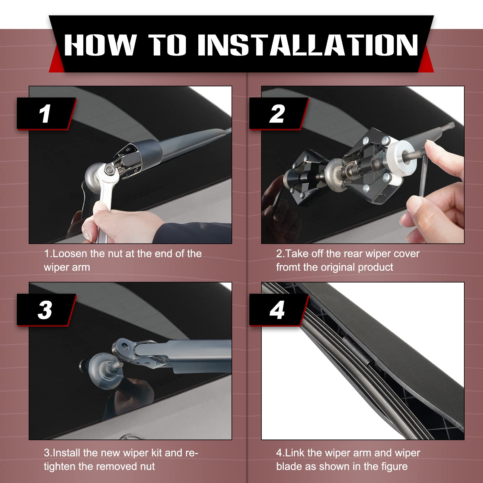 OTUAYAUTO arm accessories in packaging for quick, correct installation