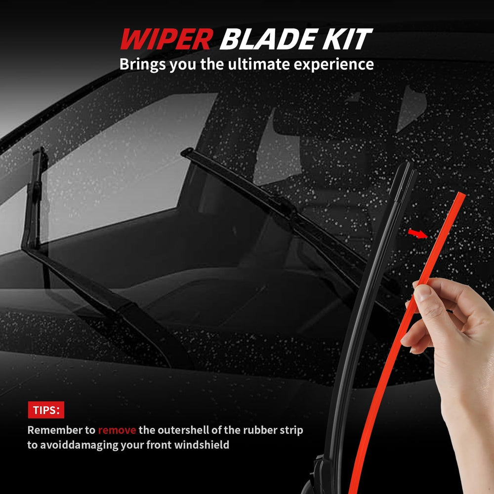 OTUAYAUTO blades installed on Silverado windshield improving visibility