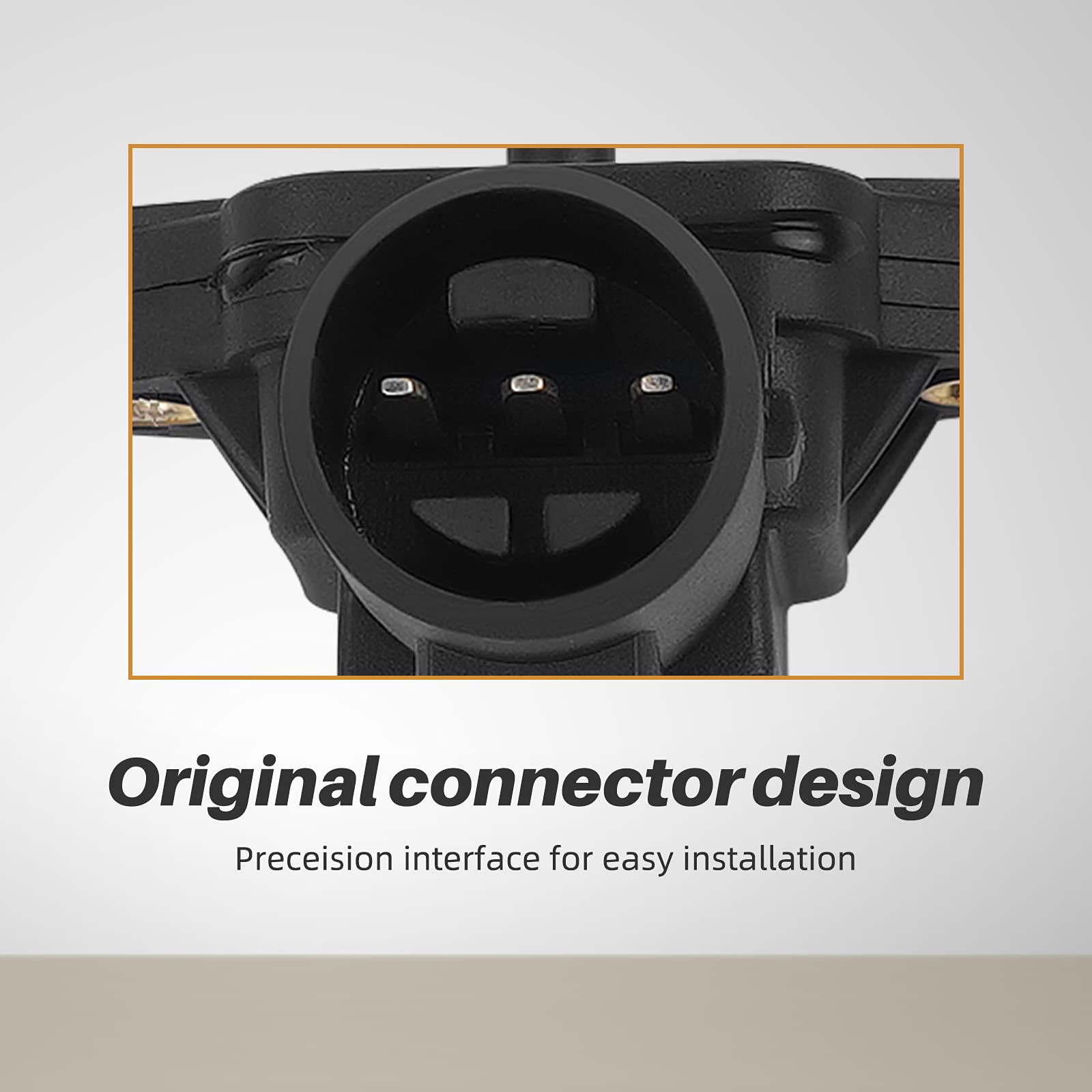 OTUAYAUTO MAP sensor installed in engine bay demonstrating proper fit benefit