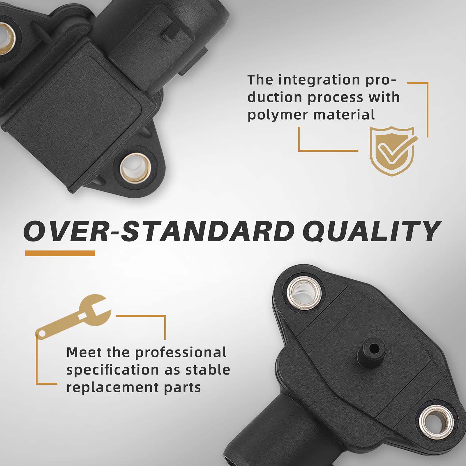 OTUAYAUTO sensor next to ruler showing compact size and fitment benefit