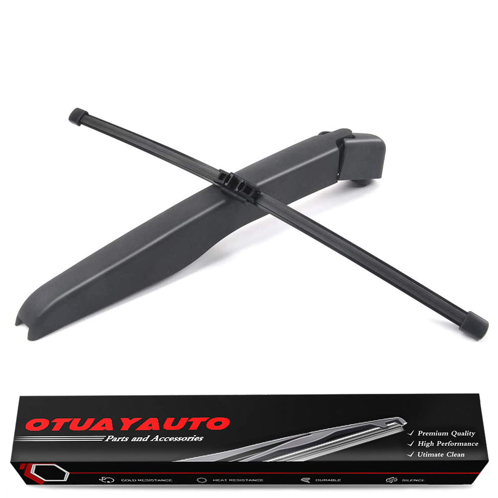 OTUAYAUTO rear wiper packaged, shows fitment and OEM-style benefit